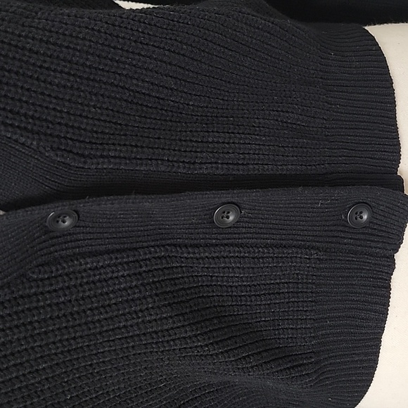 Melrose and Market Size XS Black Button Down‎ Short Cardigan, Long Sleeve, EUC - Picture 2 of 11